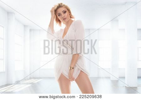 Beauty Portrait Of Sensual Woman.