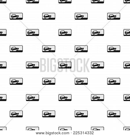 Car pattern seamless in flat style for any design