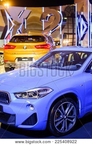 Stand New Bmw X2 At The Show