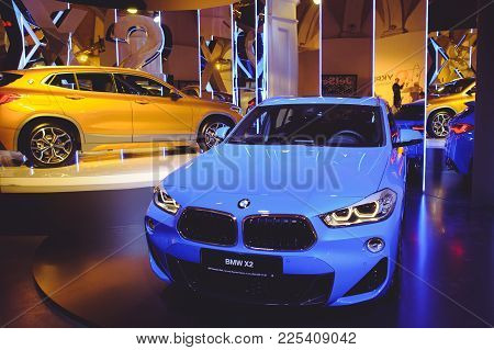 Stand New Bmw X2 At The Show