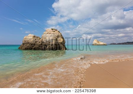 Beautiful beach of Praia da Rocha, Portimao Portugal