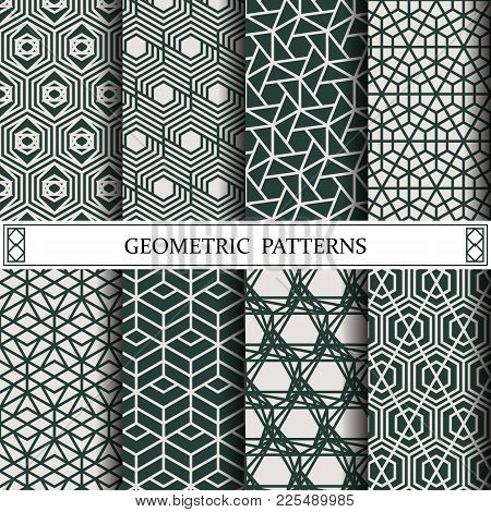 Hexagon Geometric Vector Pattern,pattern Fills, Web Page, Background, Surface And Textures