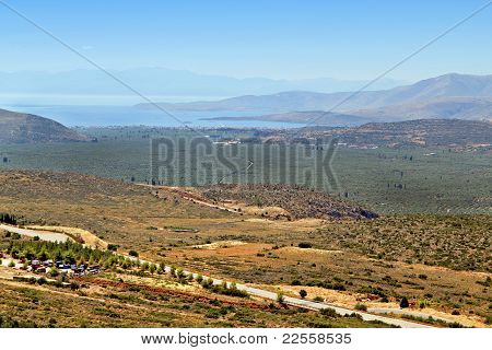 Dalen af Amphissa Delphi, Grækenland
