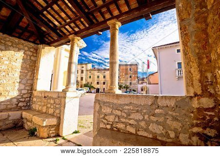 Town Of Visnjan View From Old Stone Square Lodge, Istria Region Of Croatia