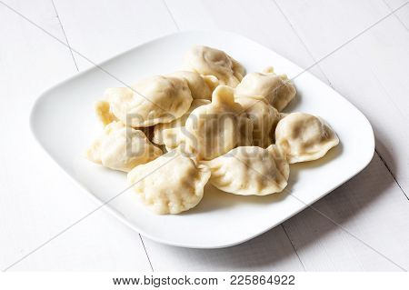 Fresh Traditional Polish Dumplings Called 