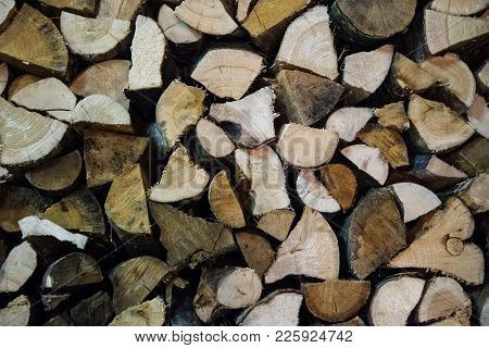 Freshly Piled Up Wooden Wall And Captured The Moment With The D5300