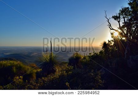 Sunset At Mt Kiangarow In Bunya National Park