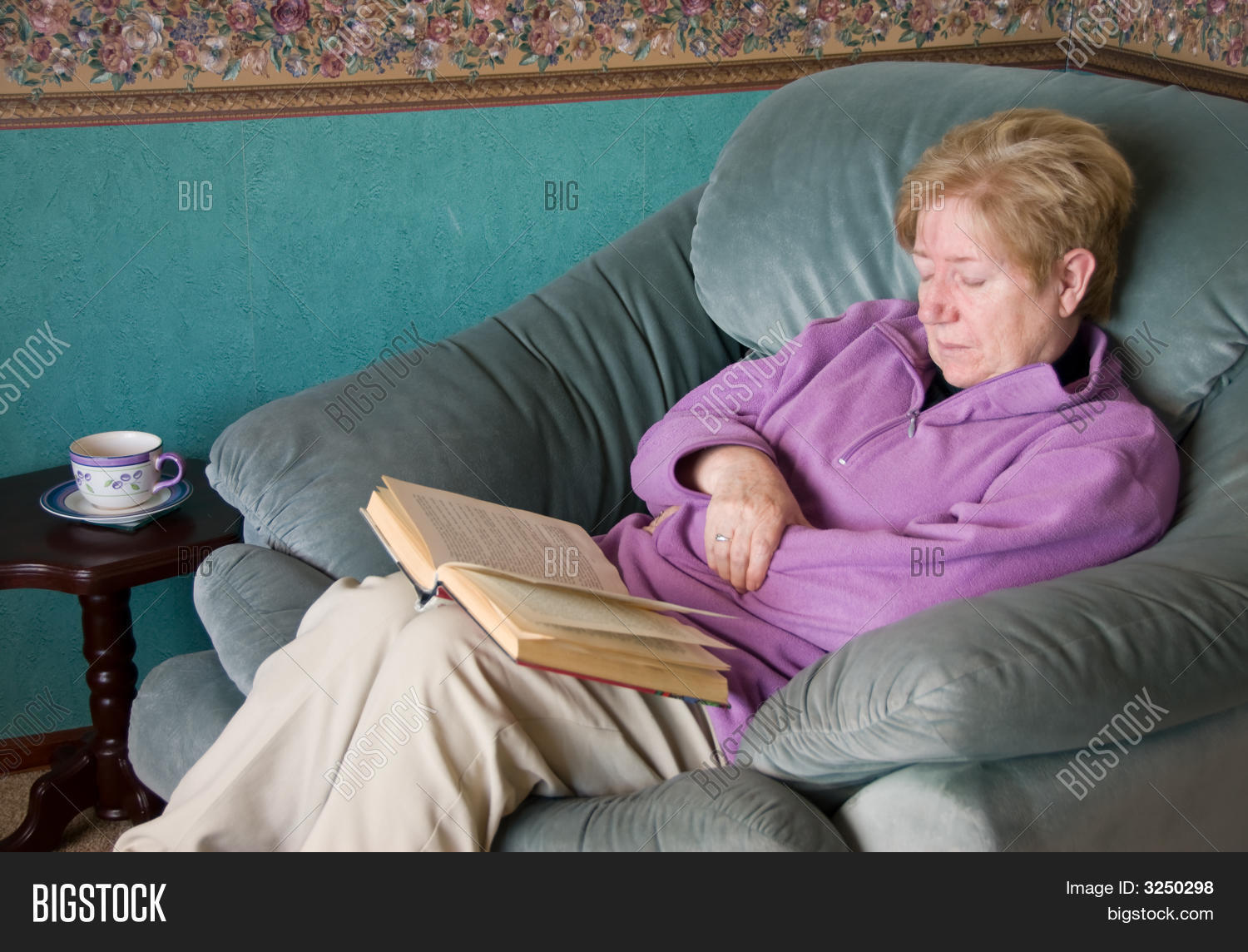 Woman Sleeping Chair Image & Photo (Free Trial) Bigstock