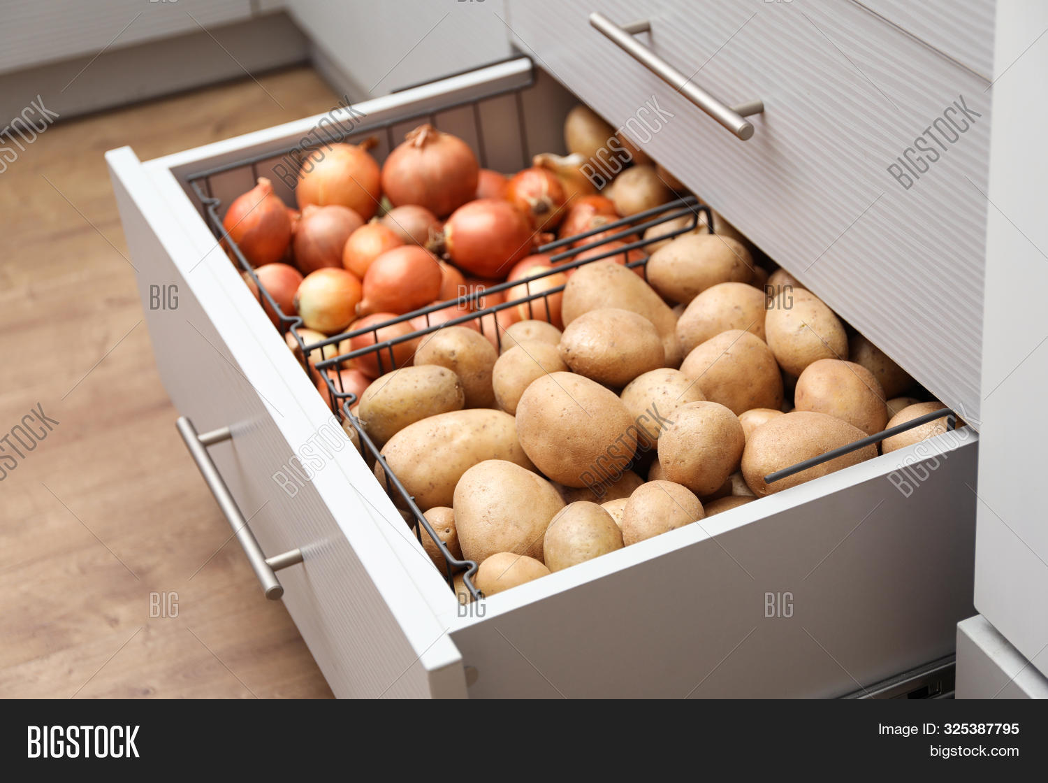 Open Drawer Potatoes Image & Photo (Free Trial) Bigstock