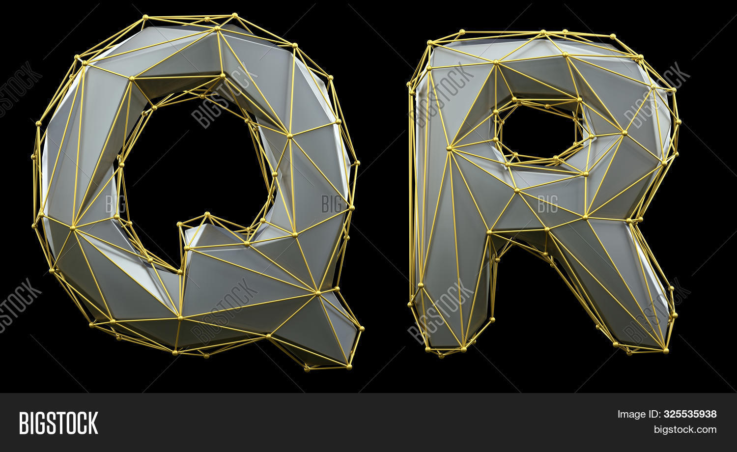 Letter Set Q, R Made Image & Photo (Free Trial) | Bigstock