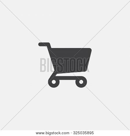 Store Flat Icon Design, Shop Icon Design, Shop Icon Vector Isolated On Grey Background, Shop Sign