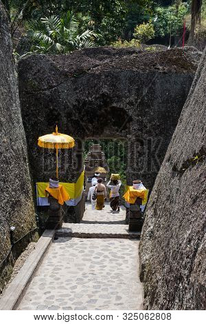 Indonesia Bali Sept 20, 2019 Gunung Kawi Temple In Ubud,