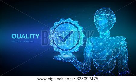 Quality. Standard Quality Control Certification Assurance. Guarantee, Premium Choice, Good Product. 
