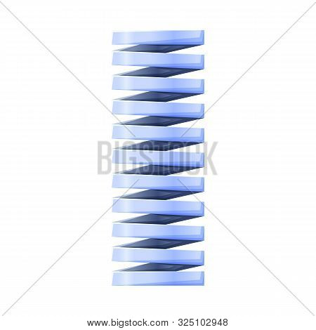 Vector Design Of Coil And Detail Symbol. Web Element Of Coil And Metal Vector Icon For Stock.