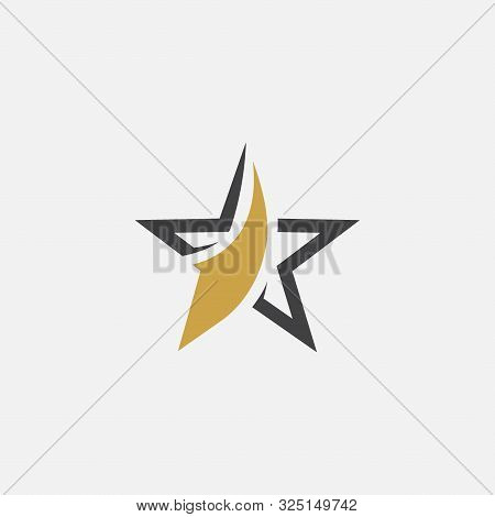Star Logo Design Template. Luxury Star Vector Icon. Star Logo Designs Stock Template. Star Elegant V