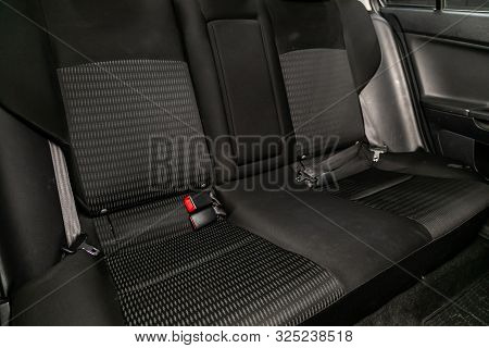 Novosibirsk, Russia - September 07, 2019:  Mitsubishi  Lanser,  Interior Design, Car Passenger And D