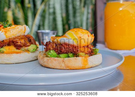Huevos Benedictinos From Mexican Food