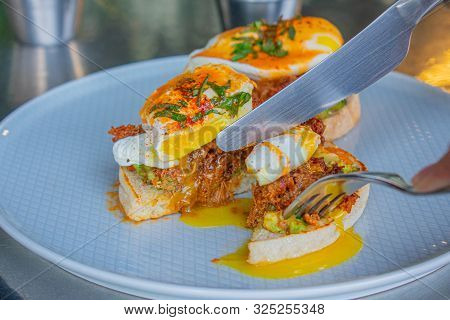 Huevos Benedictinos From Mexican Food