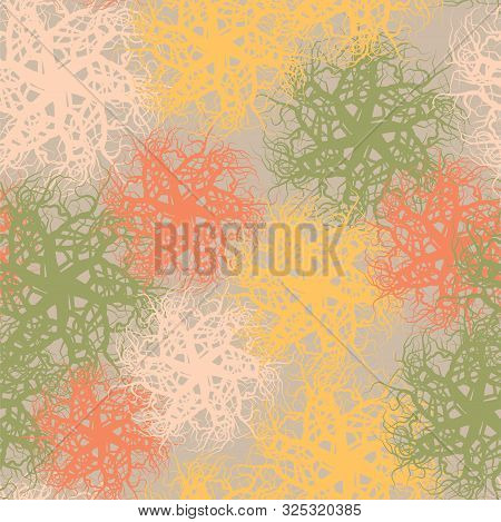Abstract Seamless Pattern. Vector Flat Style Illustration