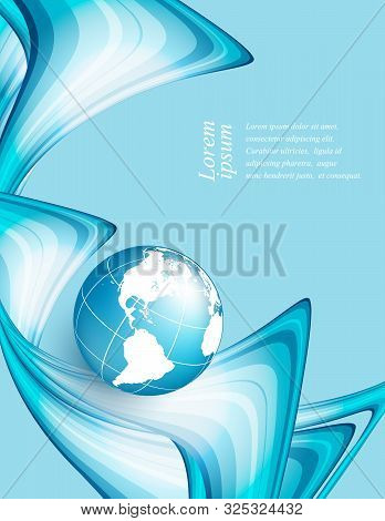 Bright Vector Modern Design Template. Annual Report Elements For Your Work. Colorful Layout, Magazin
