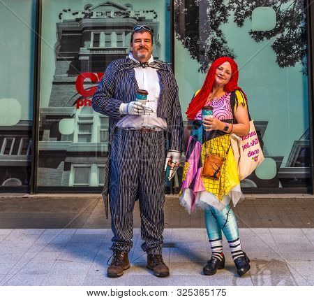 Atlanta, Georgia - August 31, 2019: The Annual Dragoncon Parade Attracts Over 30, 000 Participants A