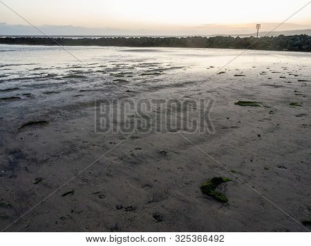 Llanelli Beach South Wales Sky Scene Outside Landscape Beauty