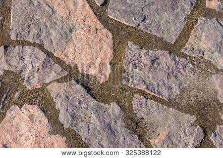 Granite Road Close-up, The Concept Of Durability And Reliability