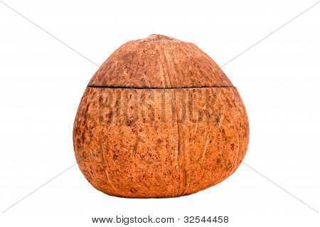 Boîte en forme de noix de coco