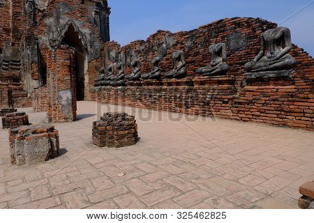 Old Temple Ayuttha Of Thailand Heritage Of Asia