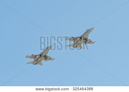 F18 Hornet Red Devils During The Miramar Air Show