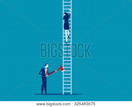 Business Partner Unethical Competition Concept. Concept Business Vector Illustration, Flat Business