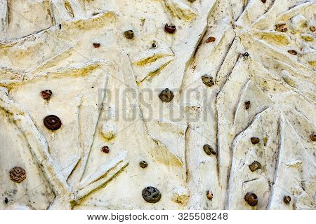 Close Up Photo Of A Rock Climbing Wall