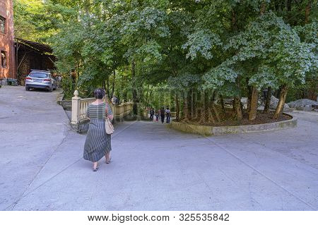 Gorny Settlement, Krasnodar Krai, Russia - September 15, 2019: Deserts, Temple And Spring Of Theodos