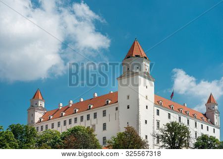 BRATISLAVA, SLOVAKIA - June 27, 2018: Bratislava Castle in Bratislava, Slovakia