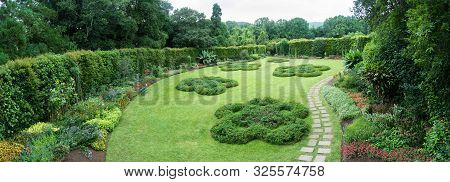 Furnas, Azores - September 02 2019: Panoramic View Of The Terra Nostra Gardens On The Island Of São 