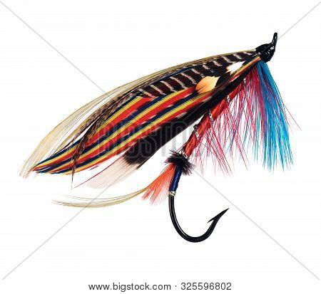 Bally Shannon, A Photograph Of A Beautiful, Colourful Fly Fishing Lure