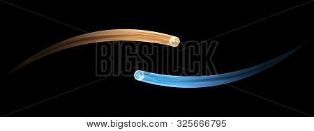 The Moon Moves With A Long Tail On A Circular Orbit.