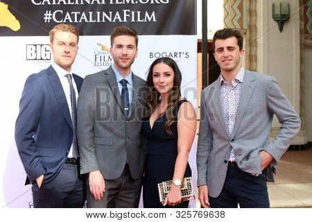 LOS ANGELES - SEP 28:  Michael Lappen, Zachary Simms, Madalyn Maghdessian, Michael DePalma at the 2019 Catalina Film Festival - Saturday at the Catalina Bay on September 28, 2019 in Avalon, CA