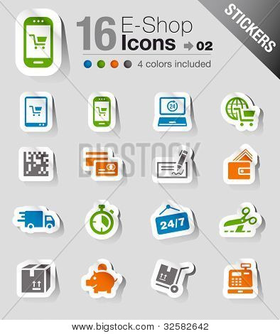 Stickers - Shopping icons