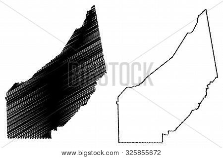 Dekalb County, Alabama (counties In Alabama, United States Of America,usa, U.s., Us) Map Vector Illu