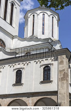 Nis, Serbia - June 15, 2019: Holy Trinity Cathedral Church At The Center Of City Of Nis, Serbia
