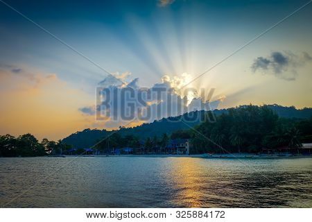 Sunset On Besar Perhentian Island, Terengganu, Malaysia