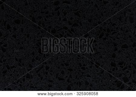 Classic Dark Synthetic Background In Black Colour. High Quality Texture.
