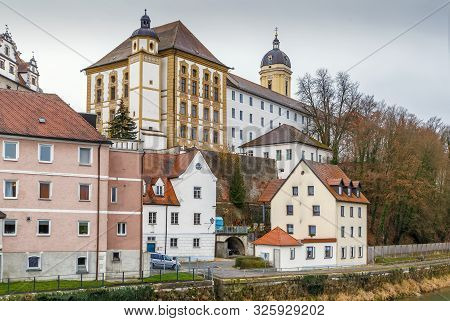 View Of Castle In Neuburg An Der Donau, Germany