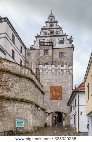 Unteres Tor Gate In Neuburg An Der Donau, Germany