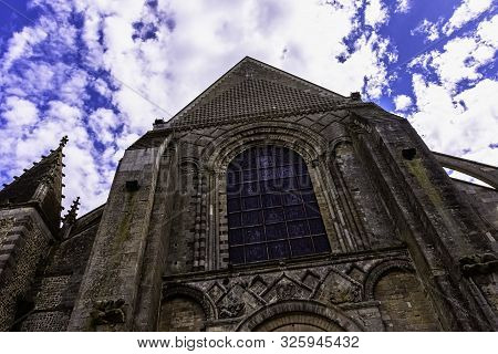 Le Mans, Maine, France - May 28: Cathedral Of Saint Julian (cathedrale St-julien Du Mans) On 28 May 