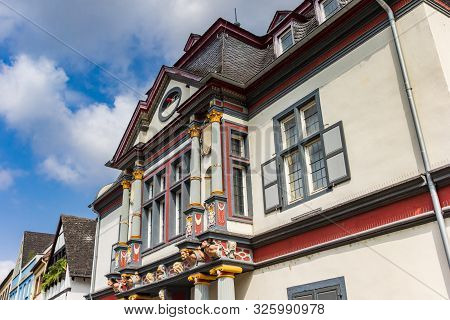 Facade Of The Historic City Museum In Andernach, Germany