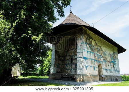 The Arbore Church Is A Romanian Orthodox Monastery Church In Arbore Commune, Suceava County, Romania