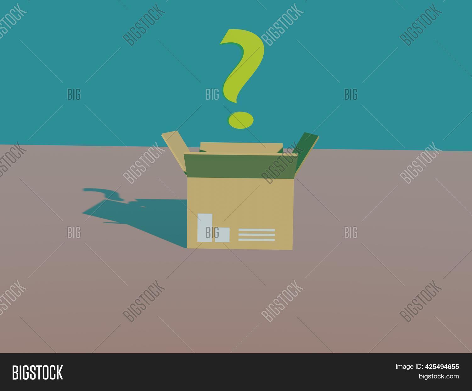 Cardboard Box Question Image & Photo (Free Trial) Bigstock