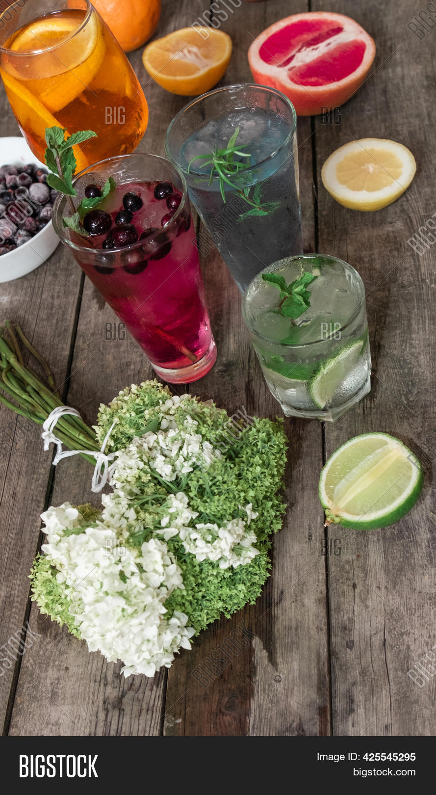 Gin Tonic Mojito Glass Image & Photo (Free Trial) Bigstock